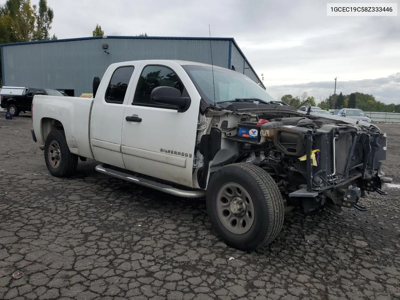 2008 Chevrolet Silverado C1500 VIN: 1GCEC19C58Z333446 Lot: 75690134