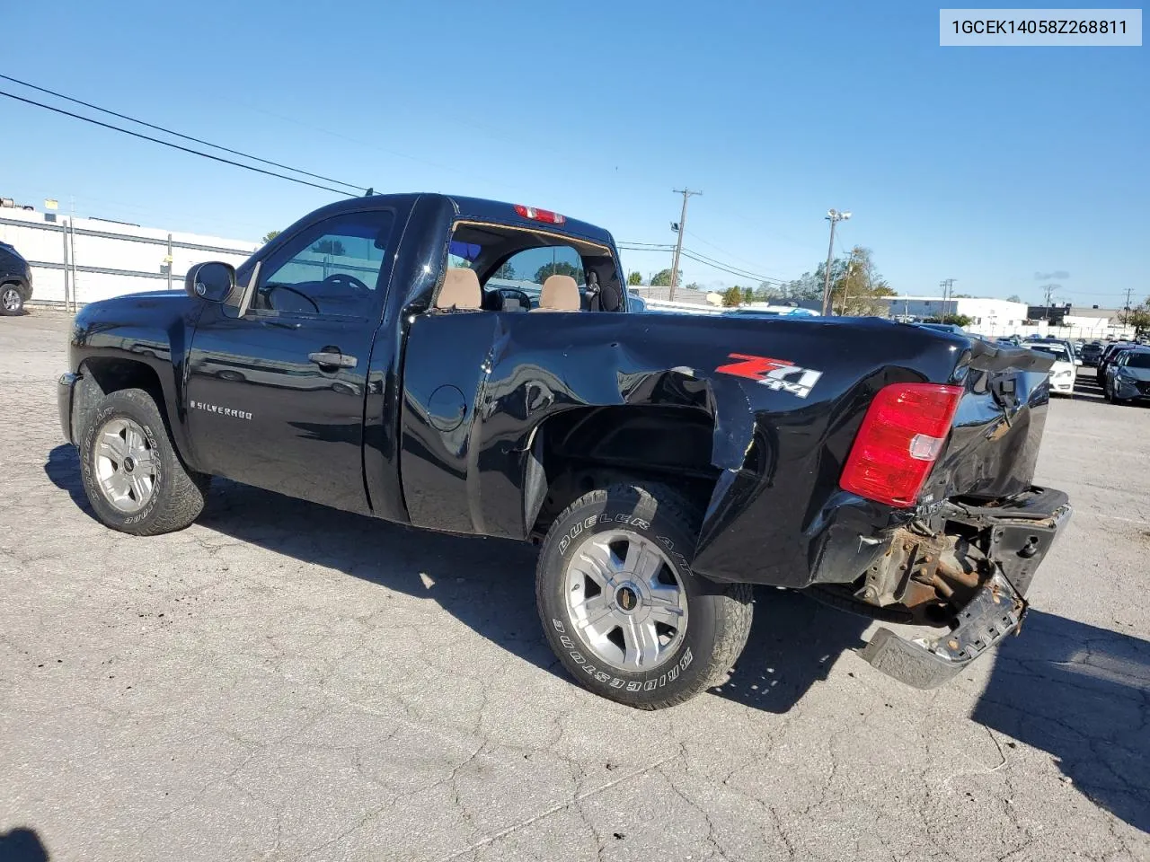 2008 Chevrolet Silverado K1500 VIN: 1GCEK14058Z268811 Lot: 75915114