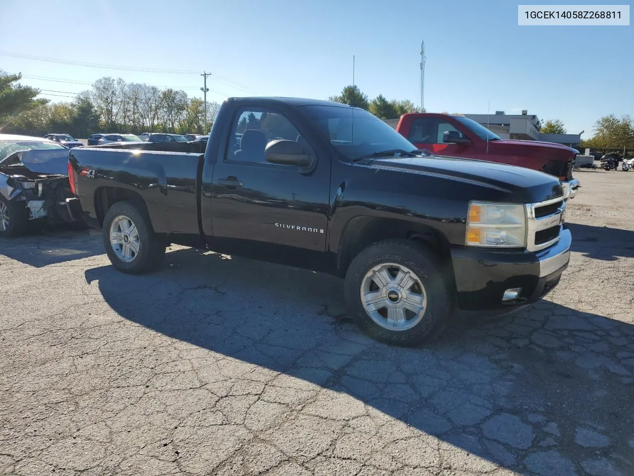 2008 Chevrolet Silverado K1500 VIN: 1GCEK14058Z268811 Lot: 75915114