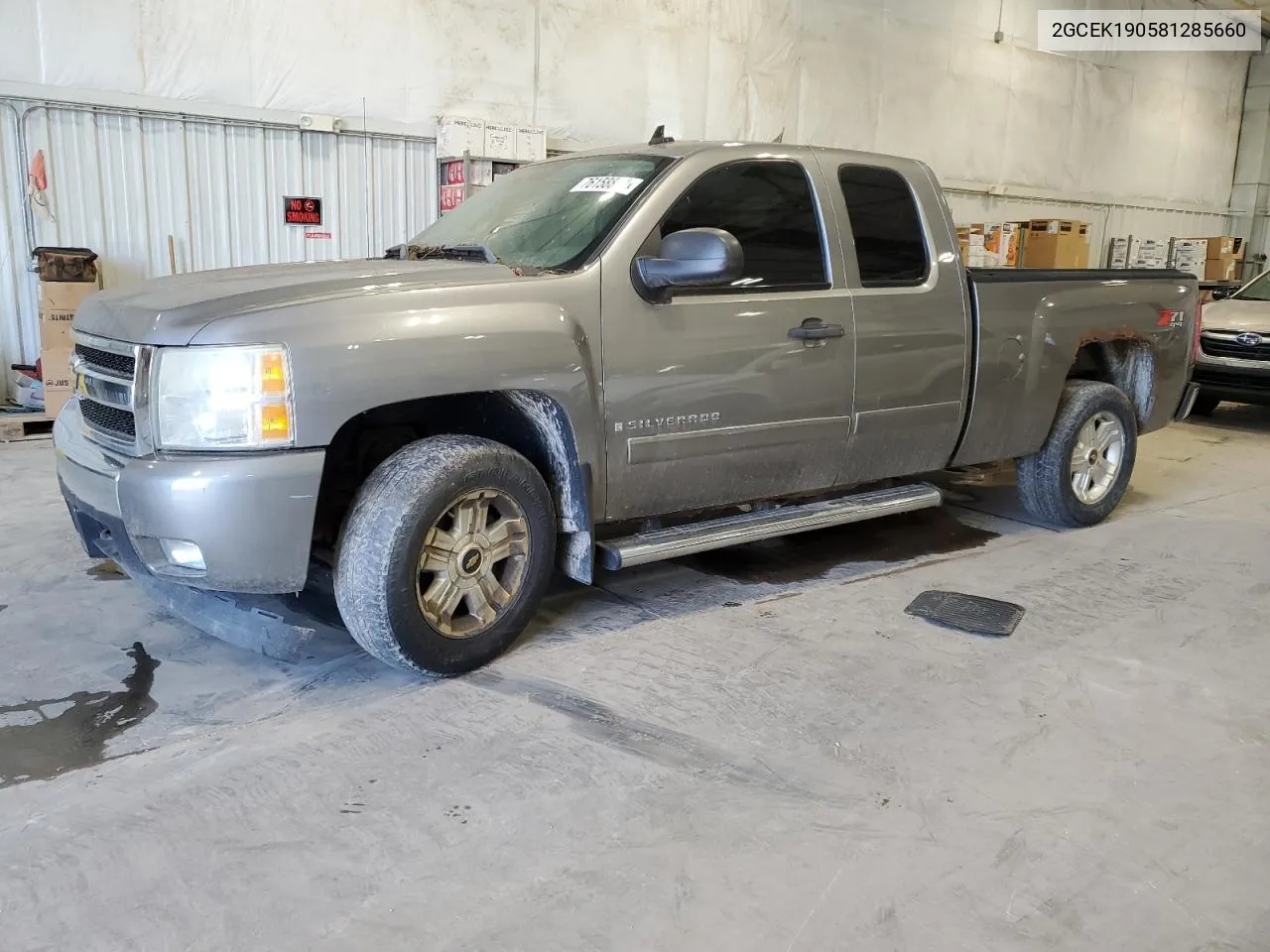 2008 Chevrolet Silverado K1500 VIN: 2GCEK190581285660 Lot: 76158854