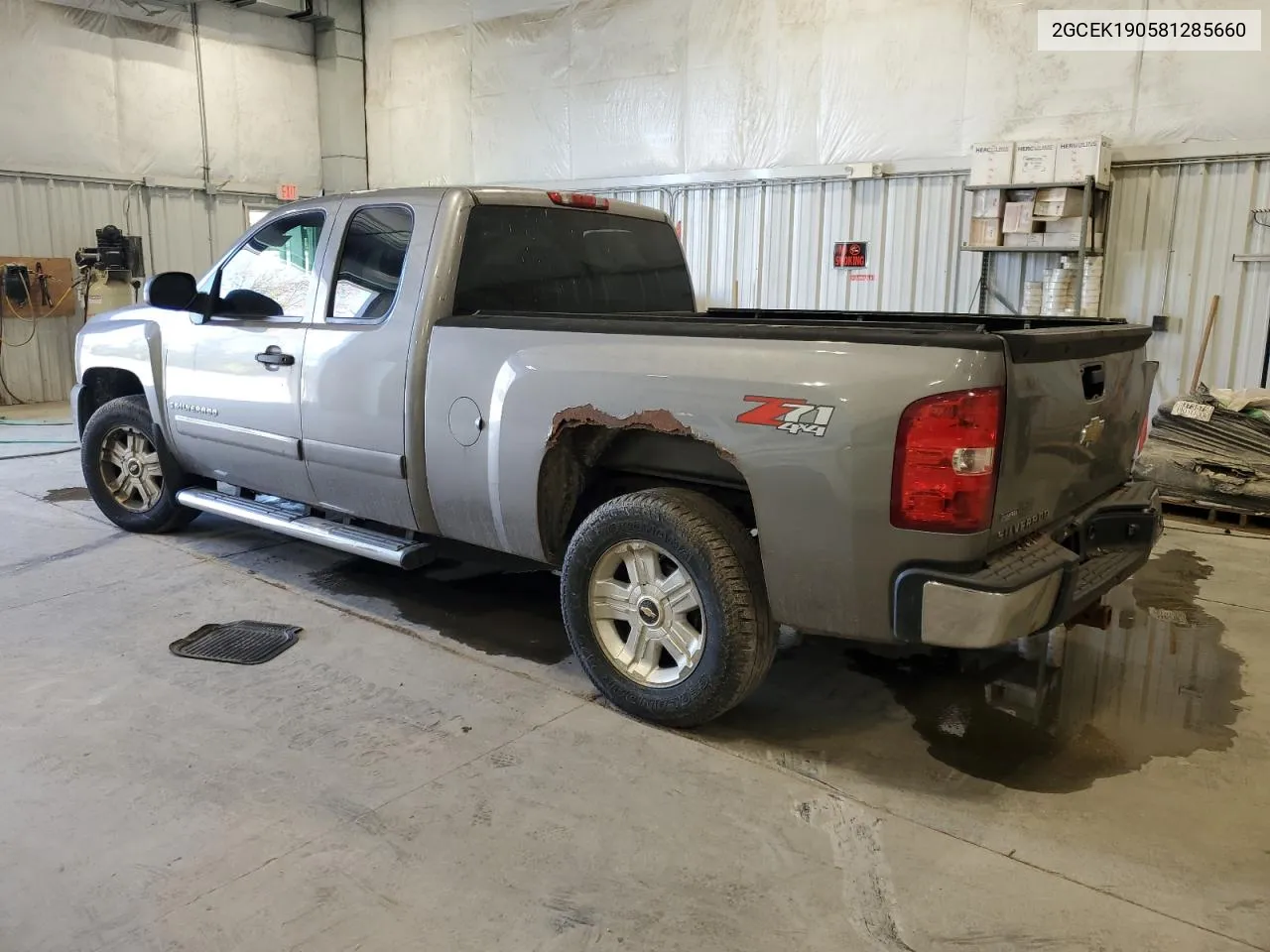 2008 Chevrolet Silverado K1500 VIN: 2GCEK190581285660 Lot: 76158854