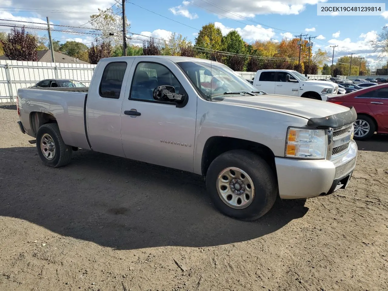 2GCEK19C481239814 2008 Chevrolet Silverado K1500