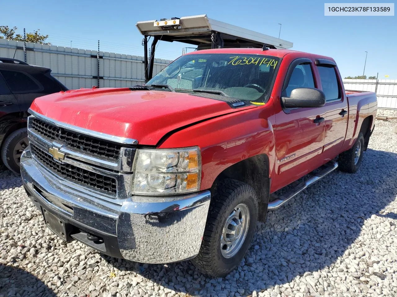 2008 Chevrolet Silverado C2500 Heavy Duty VIN: 1GCHC23K78F133589 Lot: 76304144