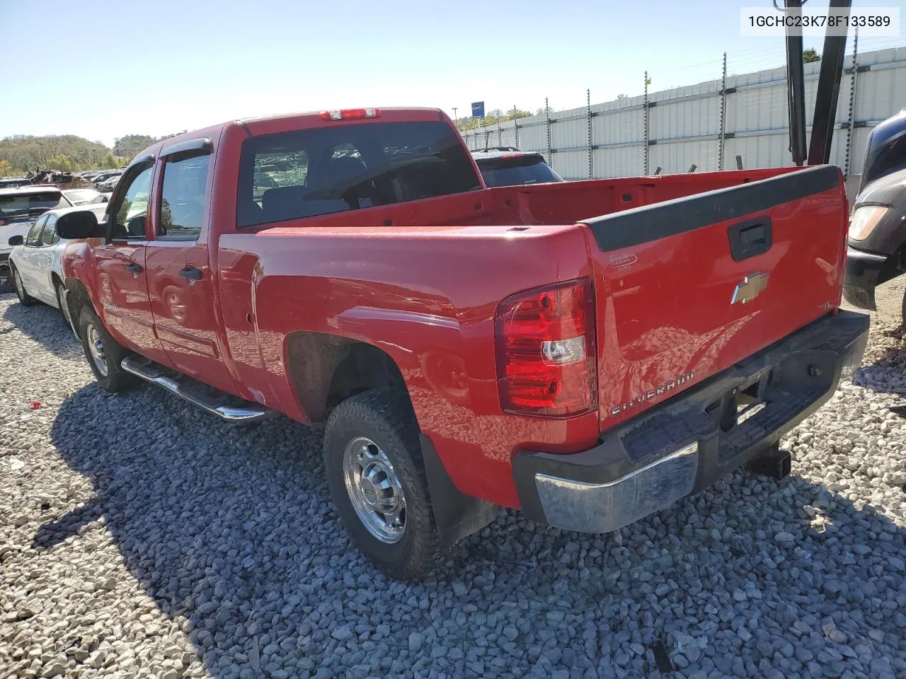 2008 Chevrolet Silverado C2500 Heavy Duty VIN: 1GCHC23K78F133589 Lot: 76304144