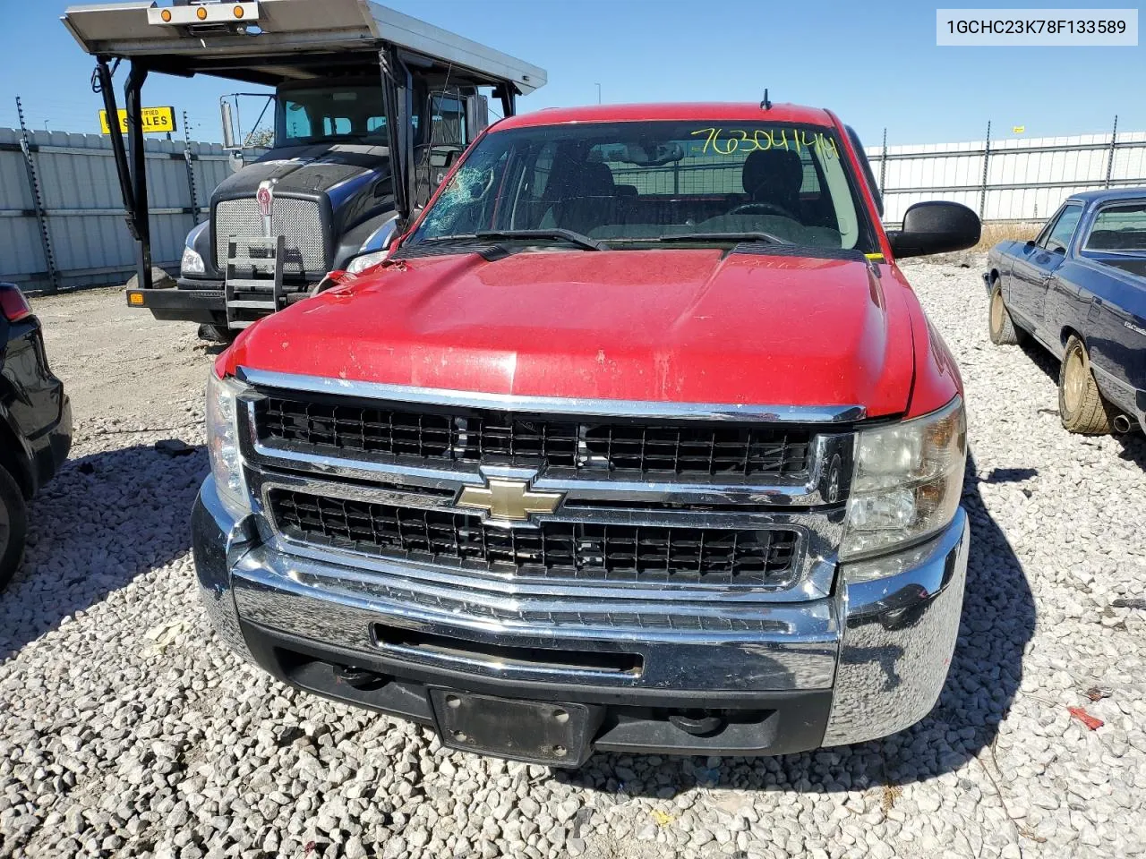 2008 Chevrolet Silverado C2500 Heavy Duty VIN: 1GCHC23K78F133589 Lot: 76304144