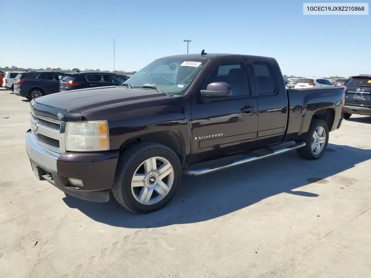 2008 Chevrolet Silverado C1500 VIN: 1GCEC19JX8Z210868 Lot: 76604524