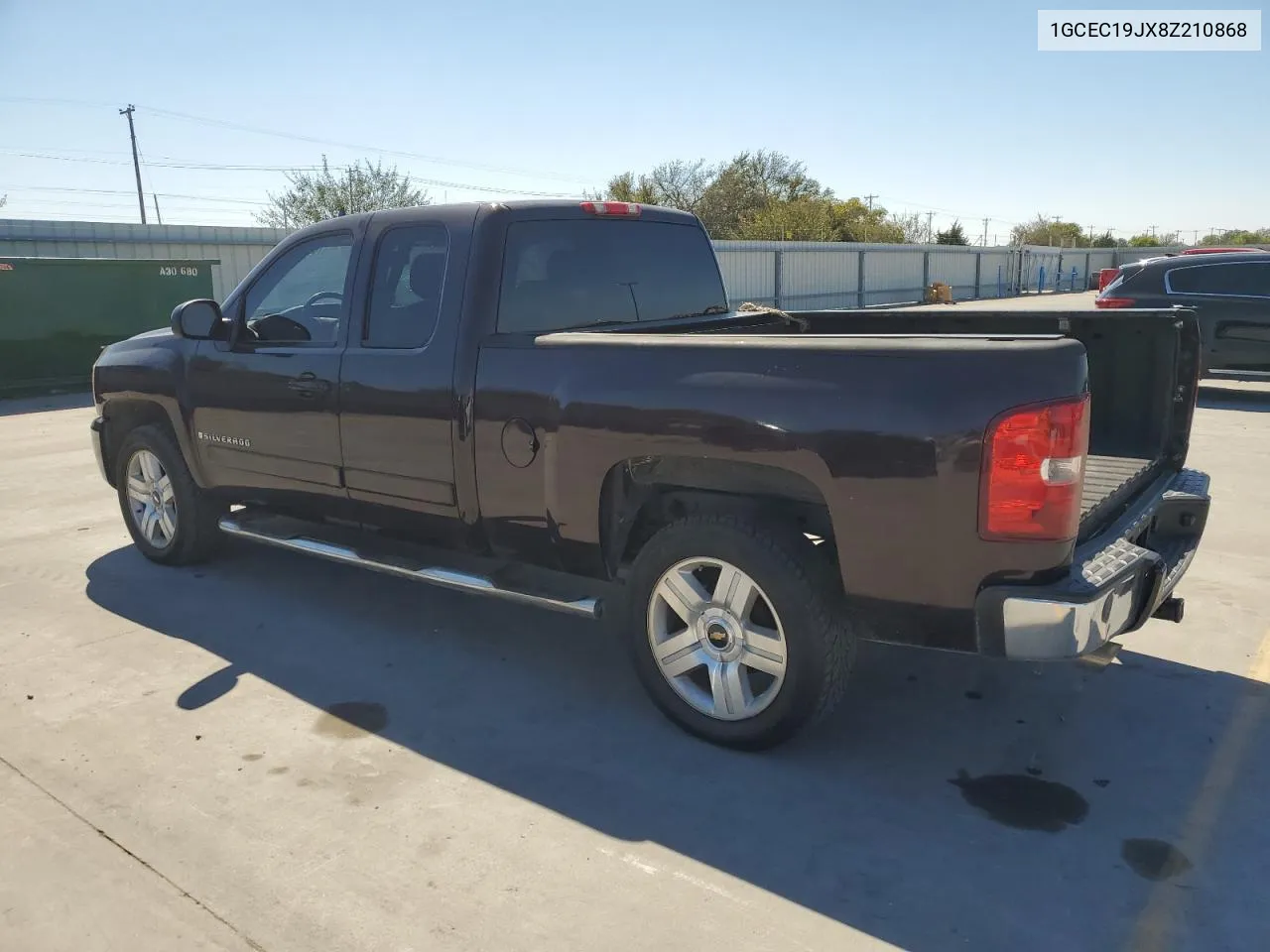 2008 Chevrolet Silverado C1500 VIN: 1GCEC19JX8Z210868 Lot: 76604524