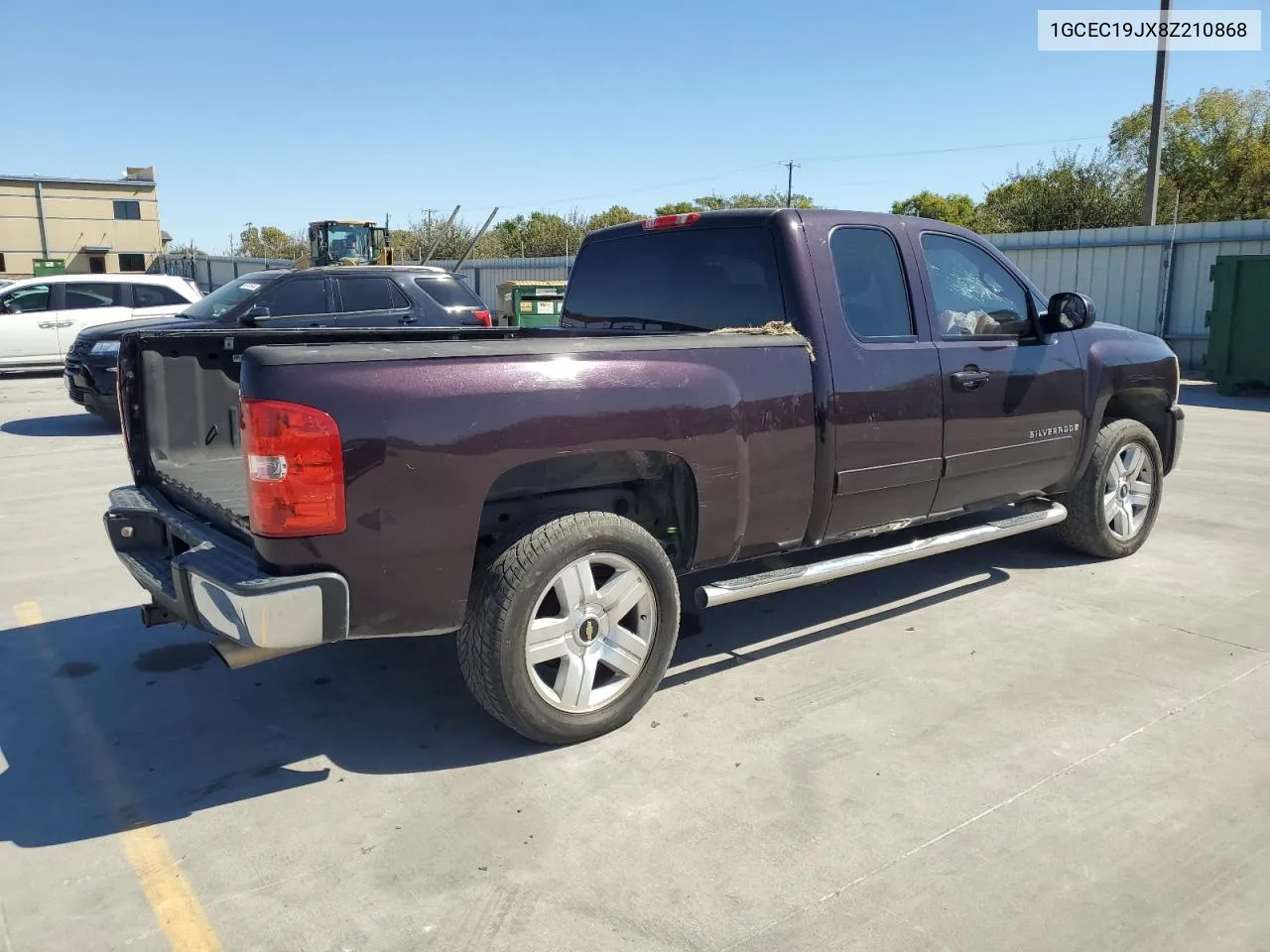 2008 Chevrolet Silverado C1500 VIN: 1GCEC19JX8Z210868 Lot: 76604524