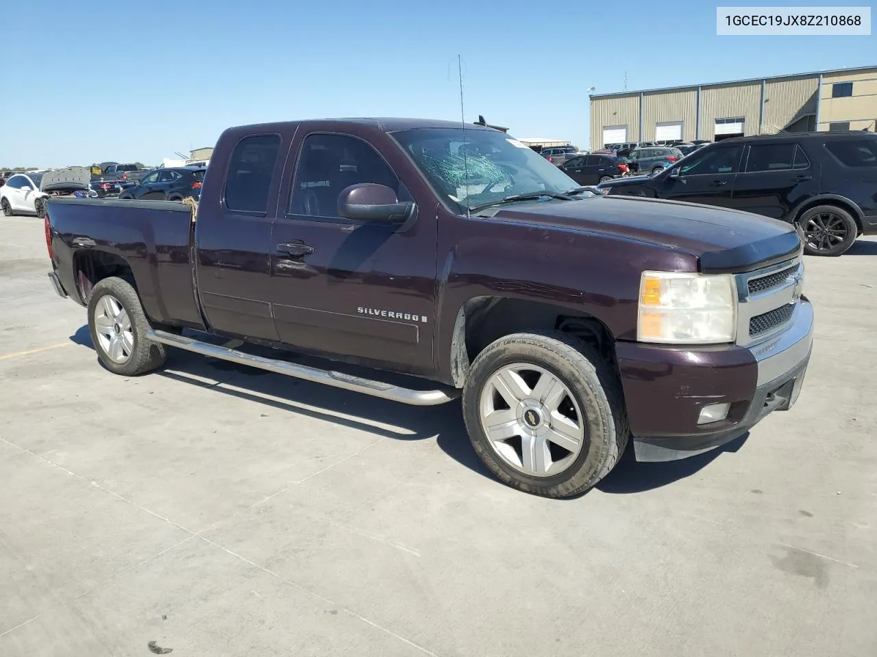 2008 Chevrolet Silverado C1500 VIN: 1GCEC19JX8Z210868 Lot: 76604524