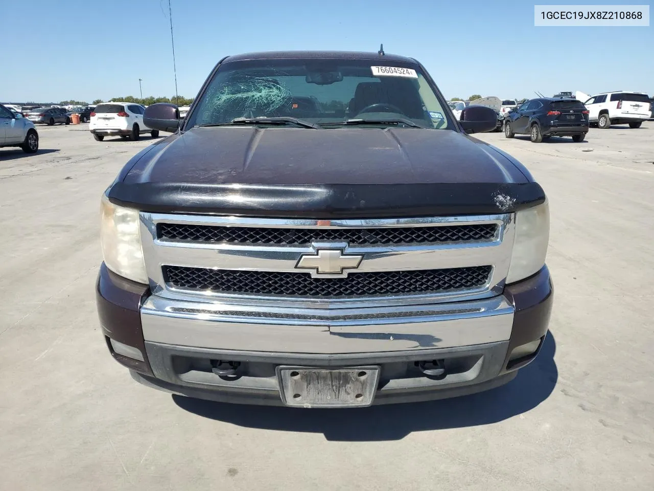 2008 Chevrolet Silverado C1500 VIN: 1GCEC19JX8Z210868 Lot: 76604524