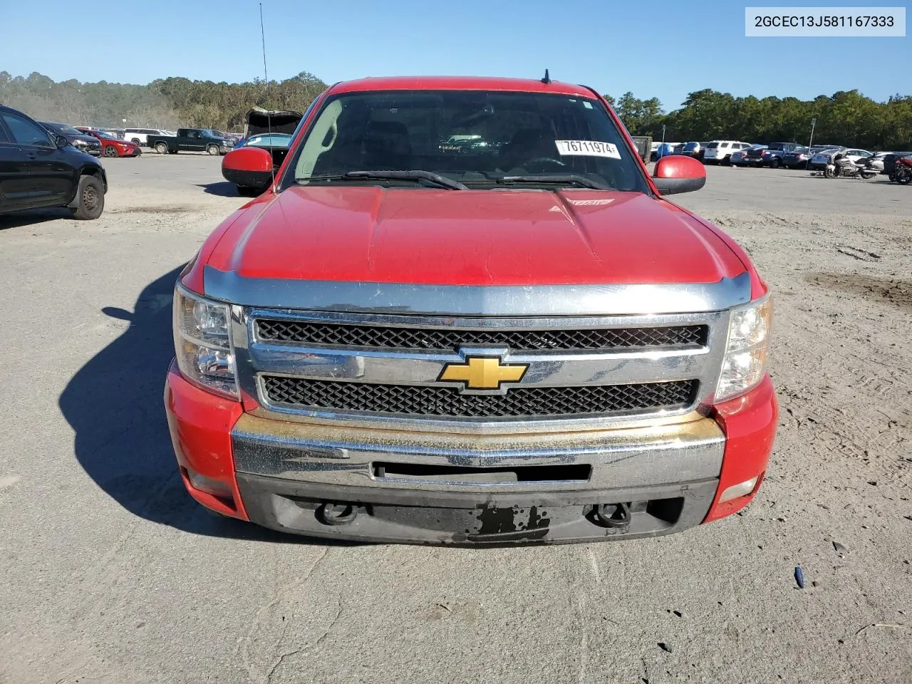 2008 Chevrolet Silverado C1500 VIN: 2GCEC13J581167333 Lot: 76711974