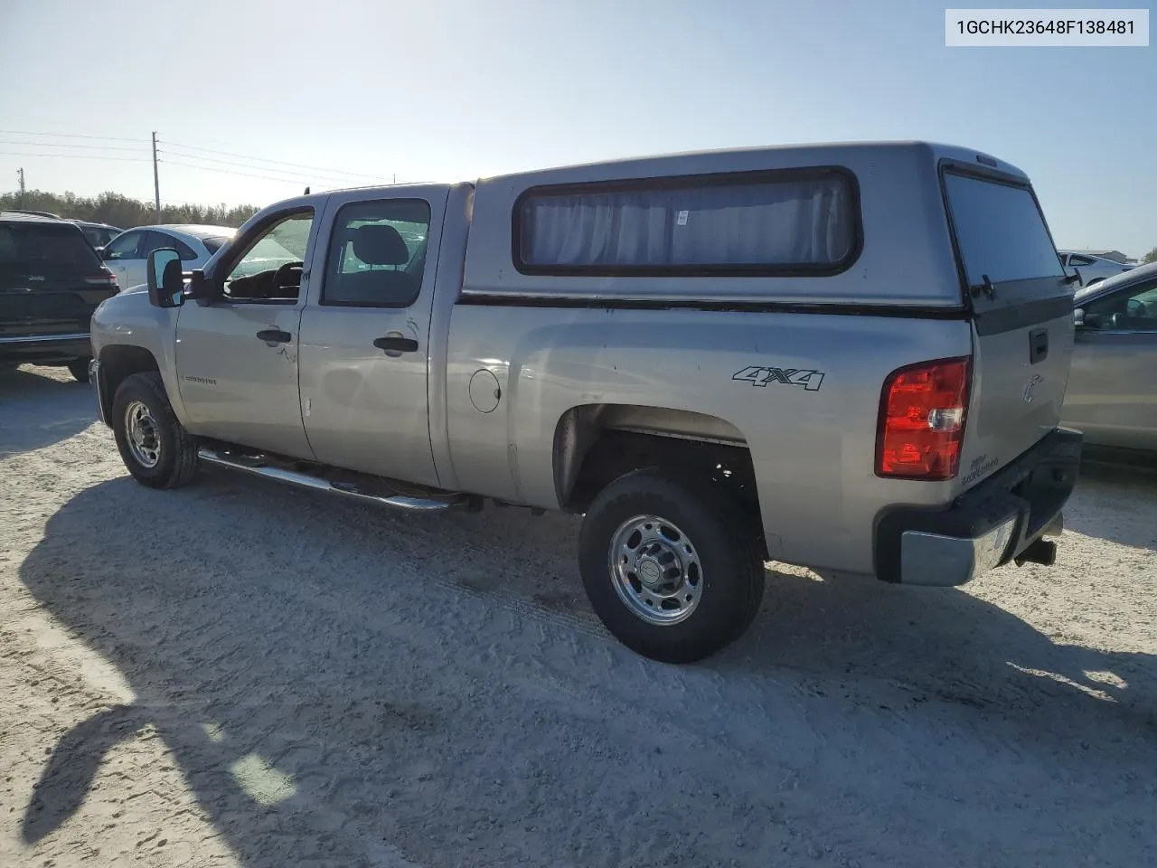 2008 Chevrolet Silverado K2500 Heavy Duty VIN: 1GCHK23648F138481 Lot: 76741504