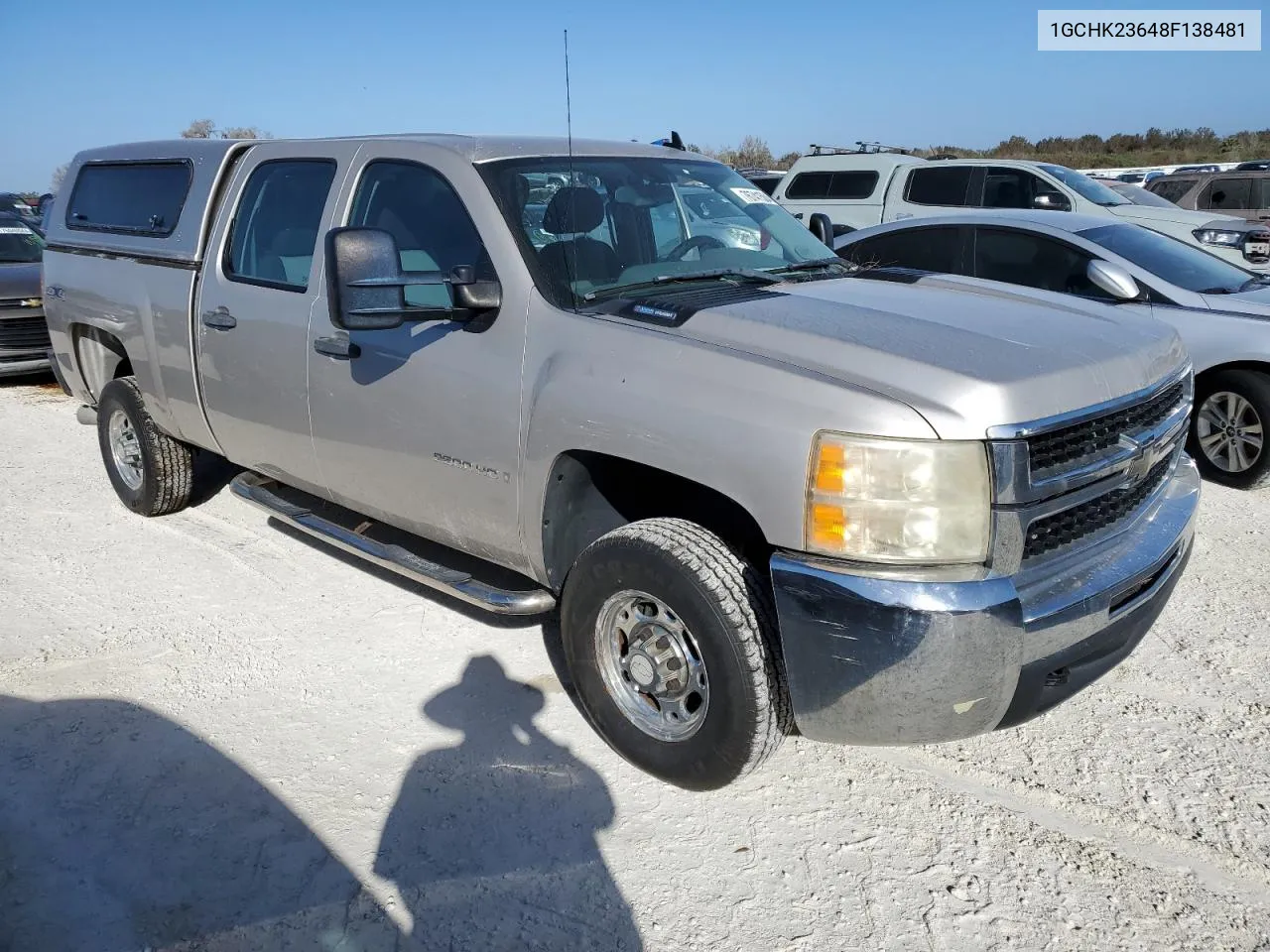 2008 Chevrolet Silverado K2500 Heavy Duty VIN: 1GCHK23648F138481 Lot: 76741504