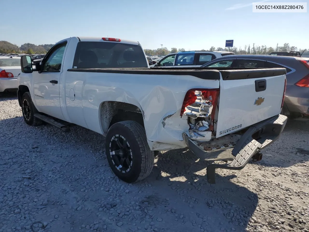 2008 Chevrolet Silverado C1500 VIN: 1GCEC14X88Z280476 Lot: 76836314