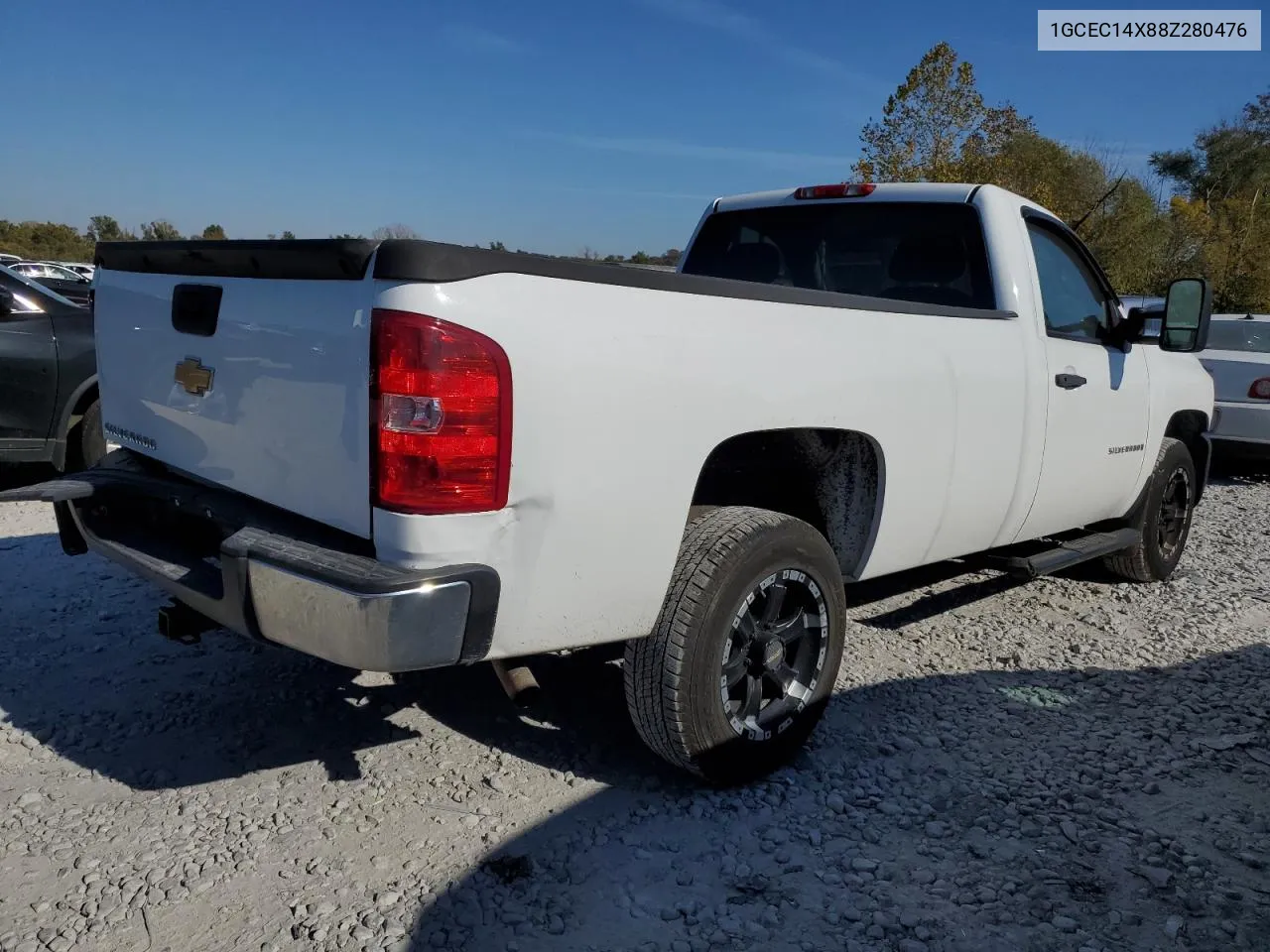 2008 Chevrolet Silverado C1500 VIN: 1GCEC14X88Z280476 Lot: 76836314