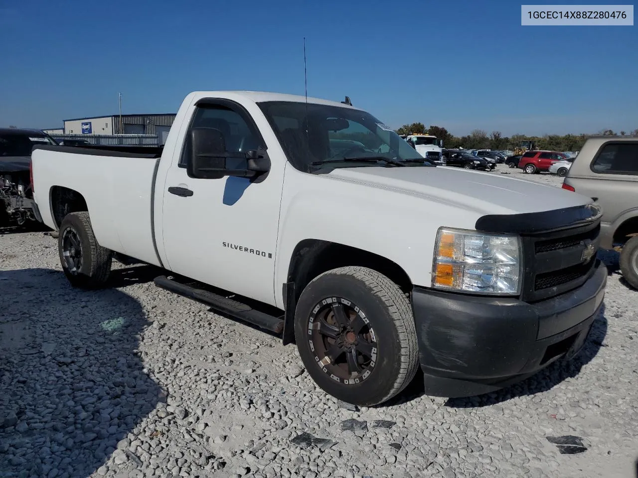 2008 Chevrolet Silverado C1500 VIN: 1GCEC14X88Z280476 Lot: 76836314