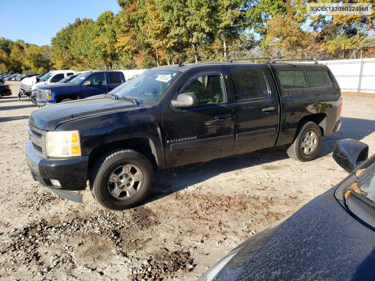 2008 Chevrolet Silverado K1500 VIN: 3GCEK13308G224968 Lot: 76878234