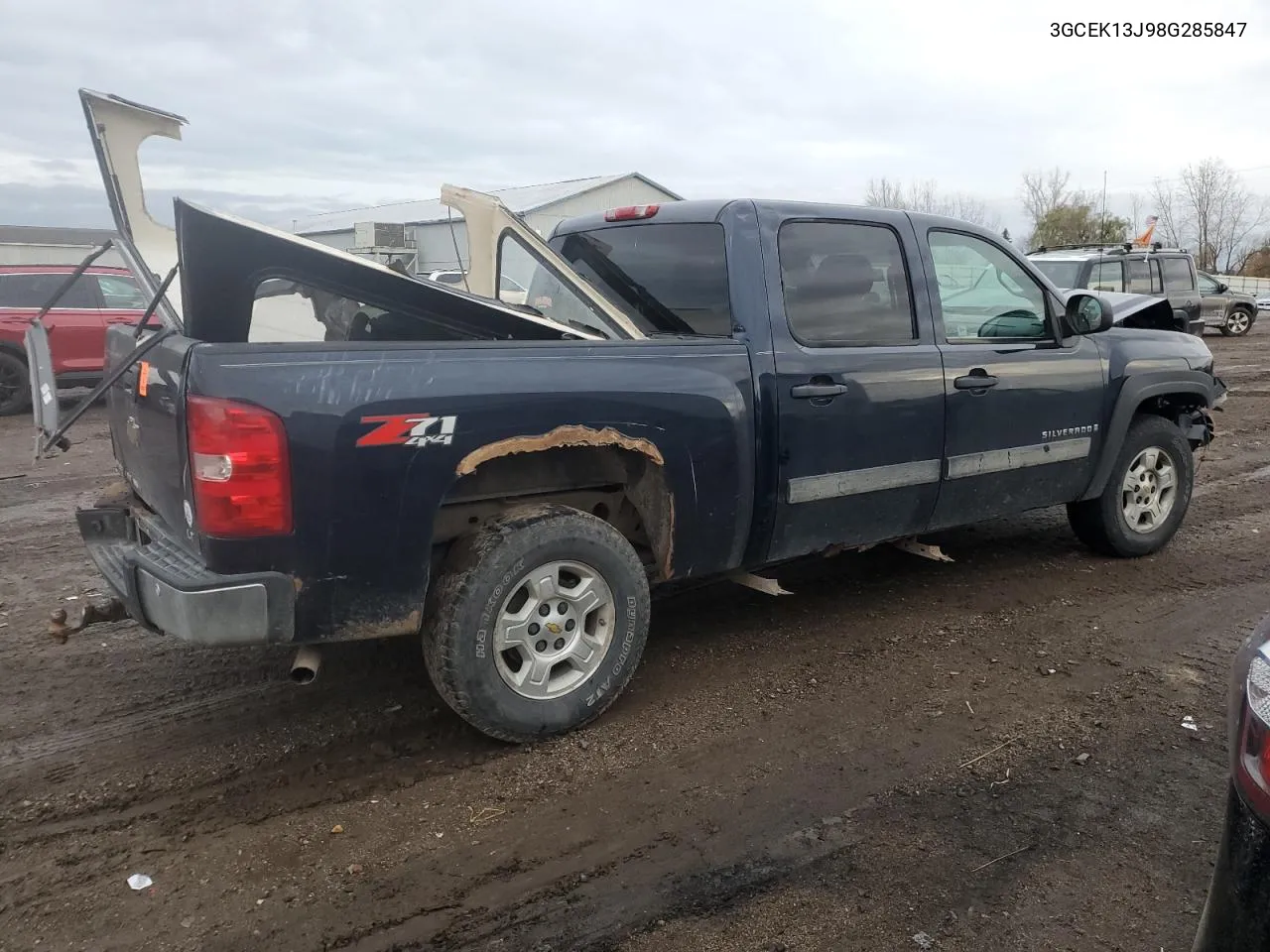 2008 Chevrolet Silverado K1500 VIN: 3GCEK13J98G285847 Lot: 76959784