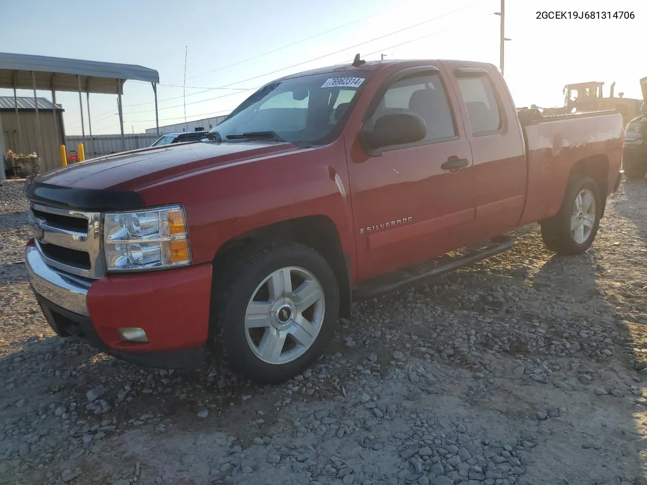 2GCEK19J681314706 2008 Chevrolet Silverado K1500