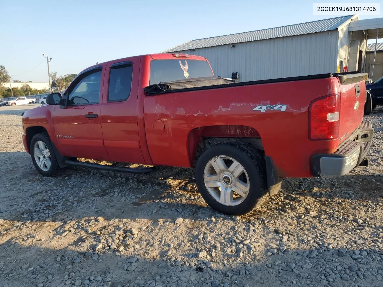 2008 Chevrolet Silverado K1500 VIN: 2GCEK19J681314706 Lot: 76962314