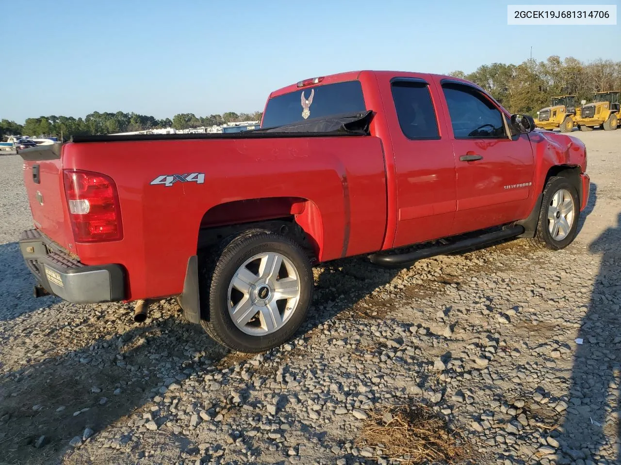 2GCEK19J681314706 2008 Chevrolet Silverado K1500