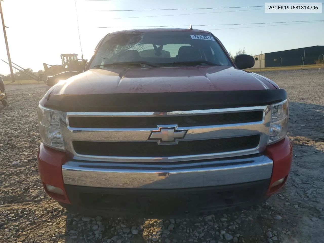 2008 Chevrolet Silverado K1500 VIN: 2GCEK19J681314706 Lot: 76962314