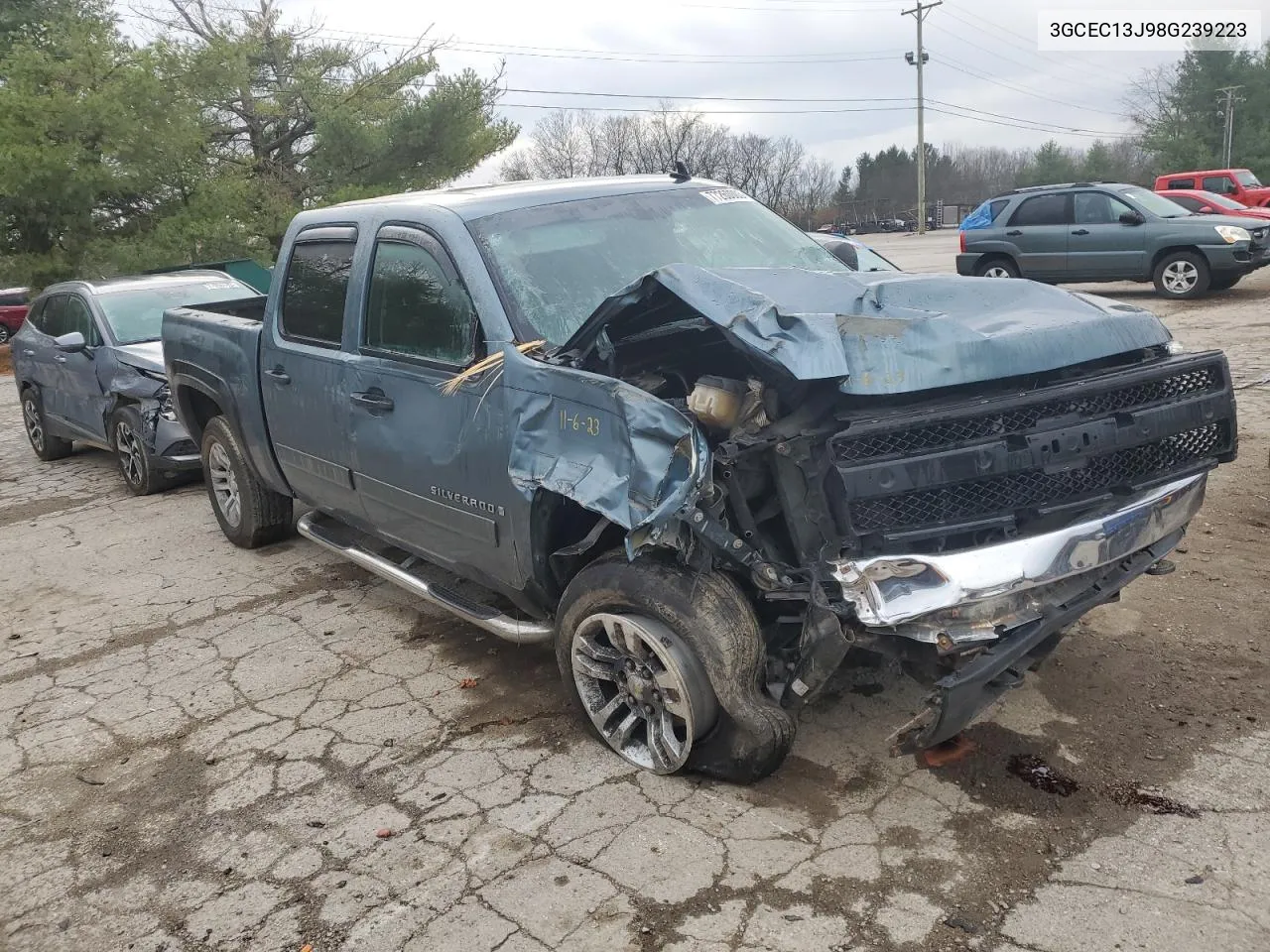 2008 Chevrolet Silverado C1500 VIN: 3GCEC13J98G239223 Lot: 77260003