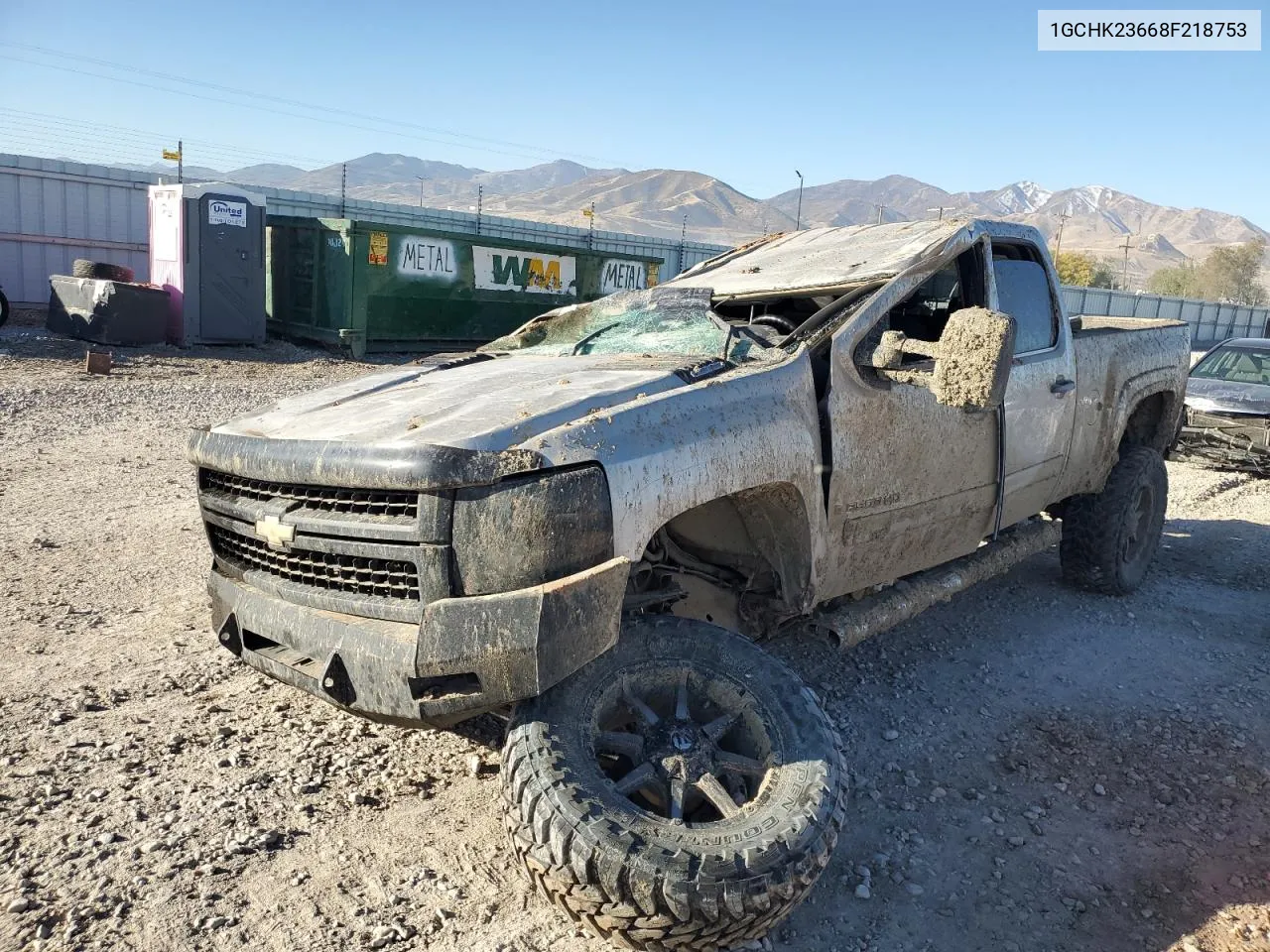 2008 Chevrolet Silverado K2500 Heavy Duty VIN: 1GCHK23668F218753 Lot: 77344874