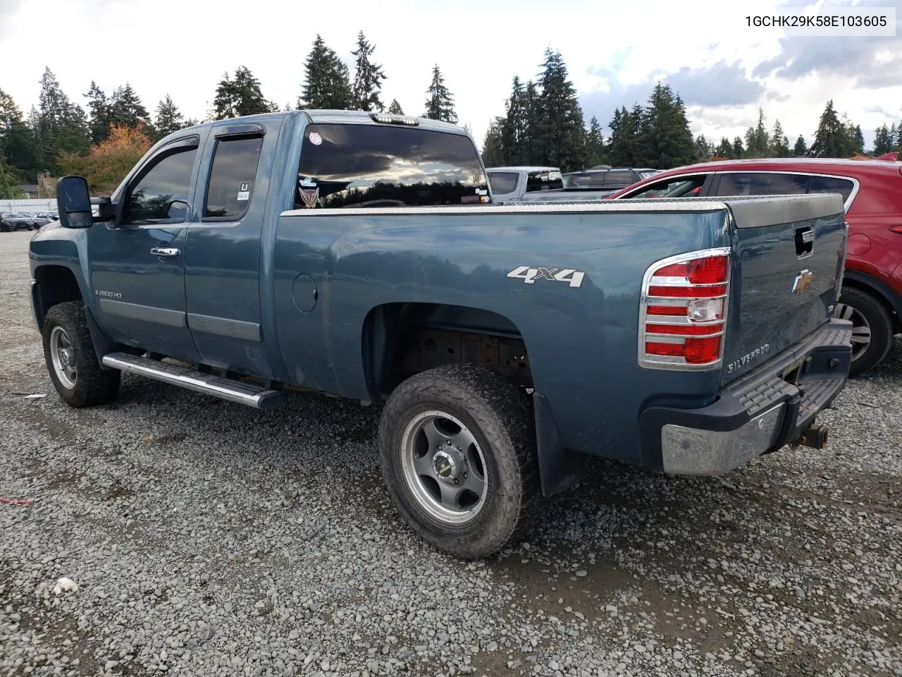 2008 Chevrolet Silverado K2500 Heavy Duty VIN: 1GCHK29K58E103605 Lot: 77461904