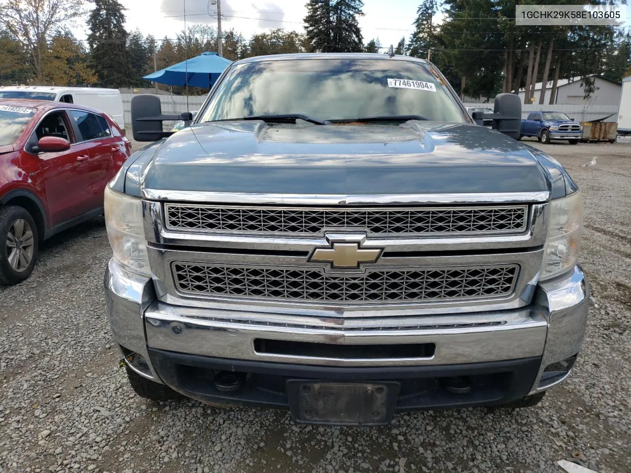 2008 Chevrolet Silverado K2500 Heavy Duty VIN: 1GCHK29K58E103605 Lot: 77461904