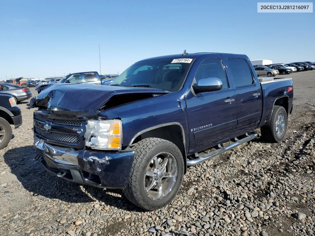 2008 Chevrolet Silverado C1500 VIN: 2GCEC13J281216097 Lot: 77503164