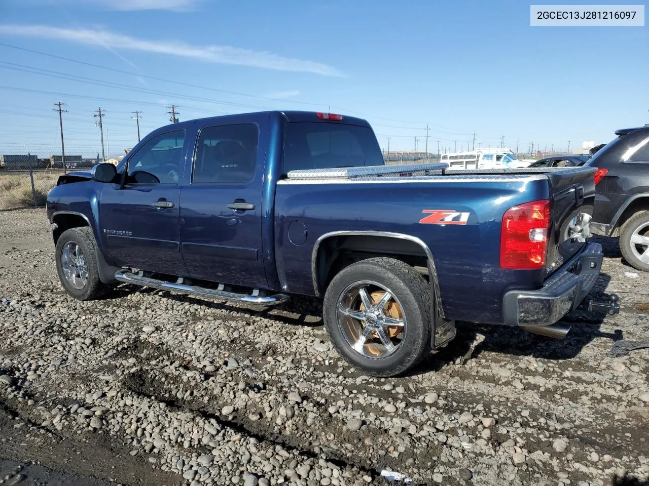 2008 Chevrolet Silverado C1500 VIN: 2GCEC13J281216097 Lot: 77503164