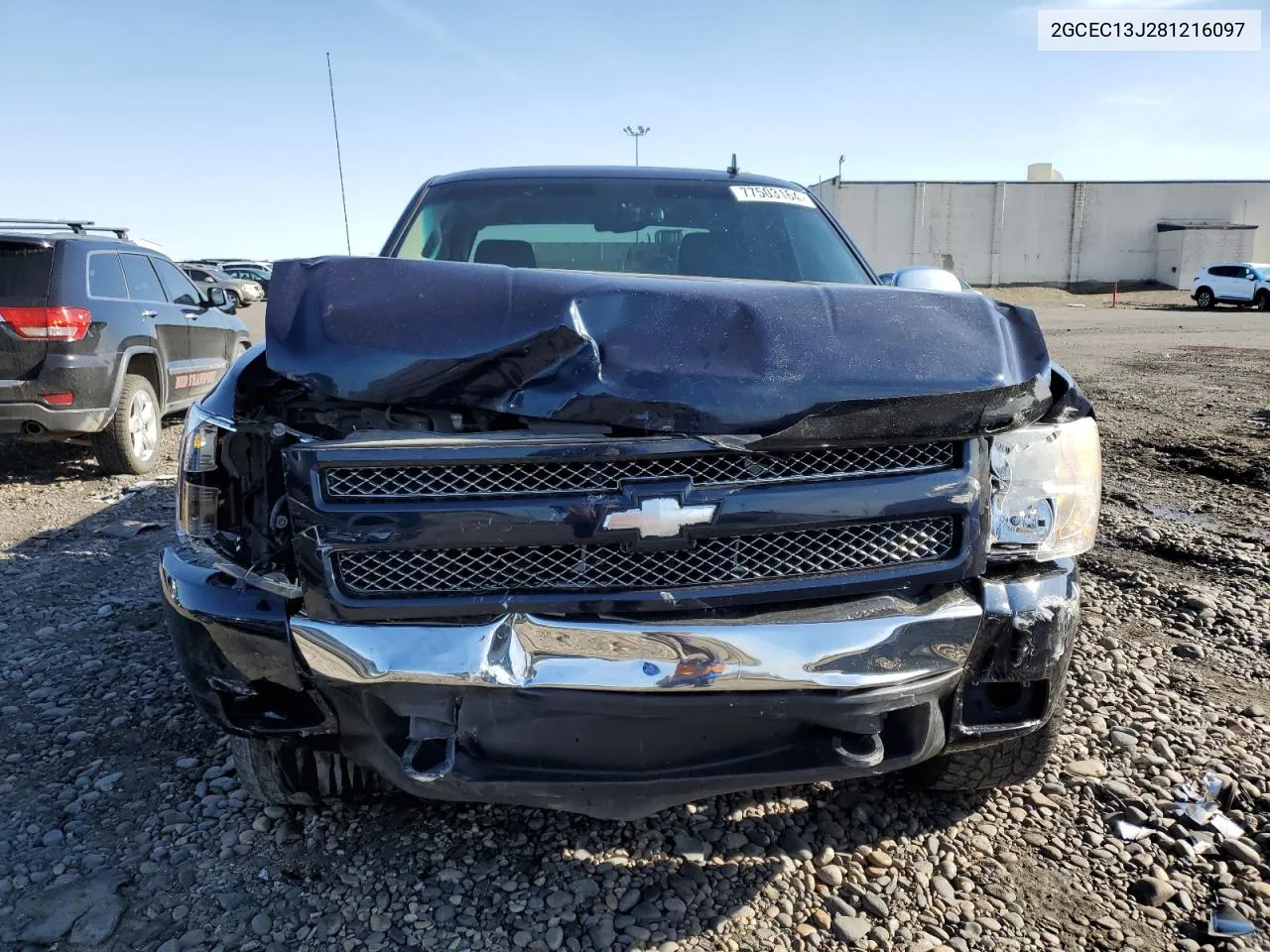 2008 Chevrolet Silverado C1500 VIN: 2GCEC13J281216097 Lot: 77503164