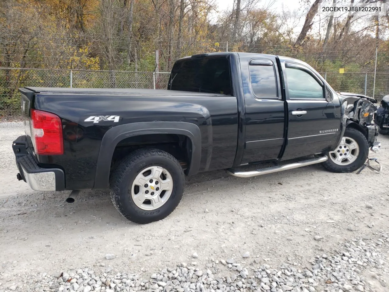 2008 Chevrolet Silverado K1500 VIN: 2GCEK19J881202991 Lot: 77552814