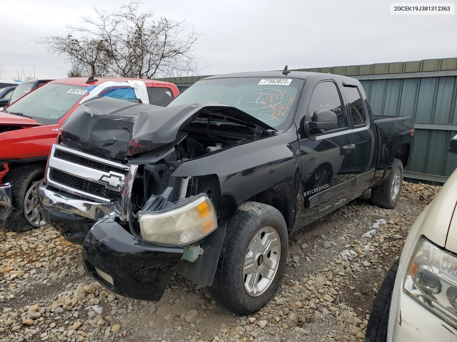 2GCEK19J381312363 2008 Chevrolet Silverado K1500