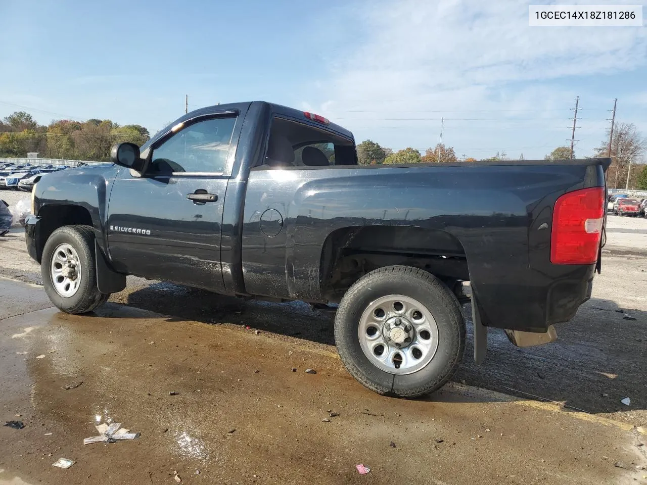 2008 Chevrolet Silverado C1500 VIN: 1GCEC14X18Z181286 Lot: 77994904