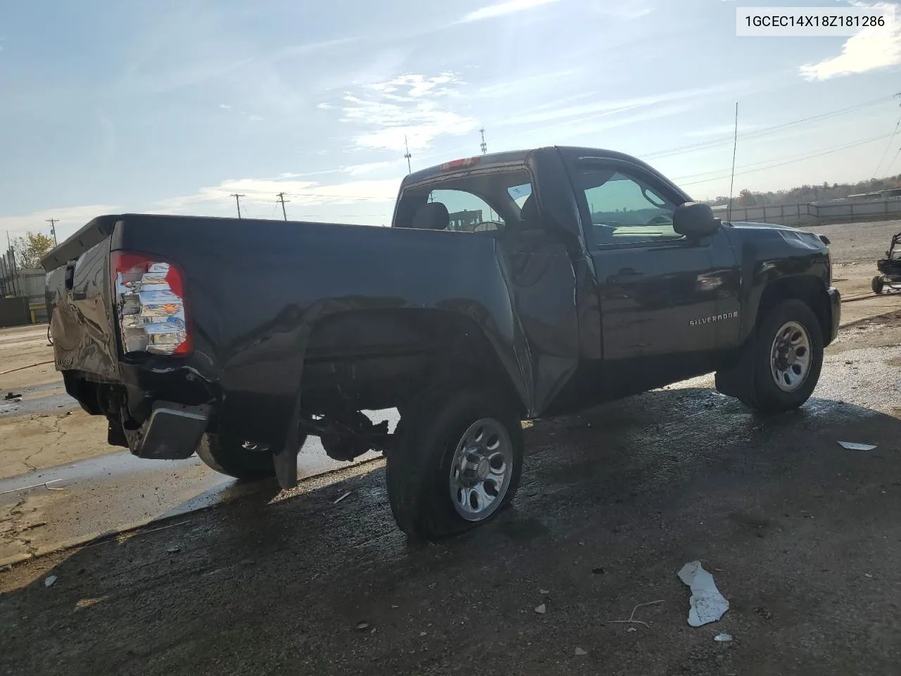 2008 Chevrolet Silverado C1500 VIN: 1GCEC14X18Z181286 Lot: 77994904