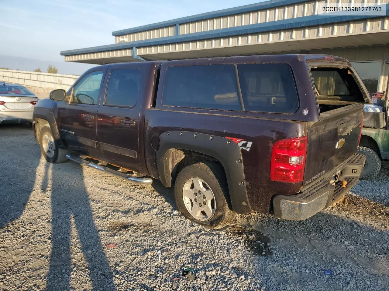 2008 Chevrolet Silverado K1500 VIN: 2GCEK133981278763 Lot: 78008664