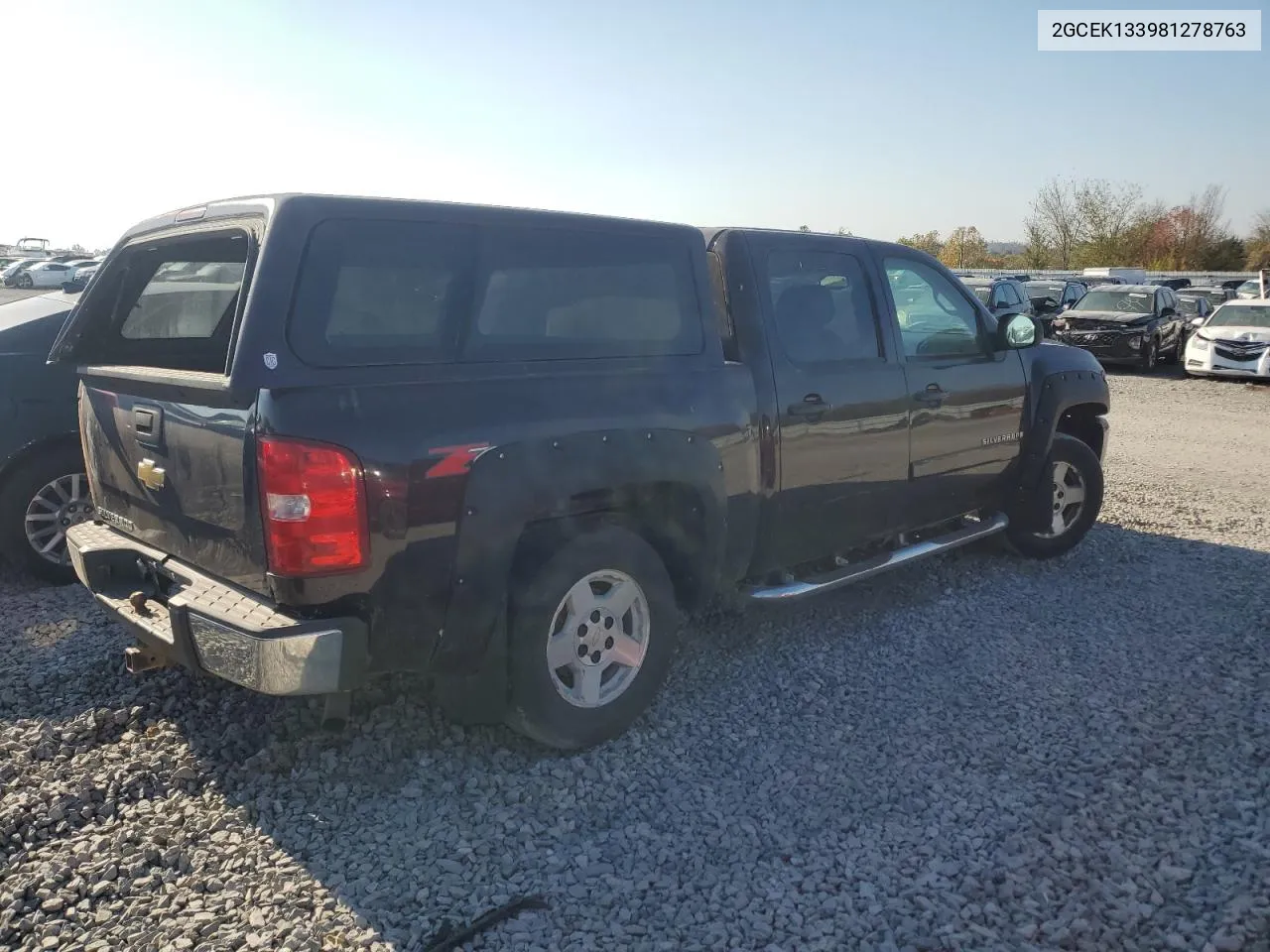 2008 Chevrolet Silverado K1500 VIN: 2GCEK133981278763 Lot: 78008664