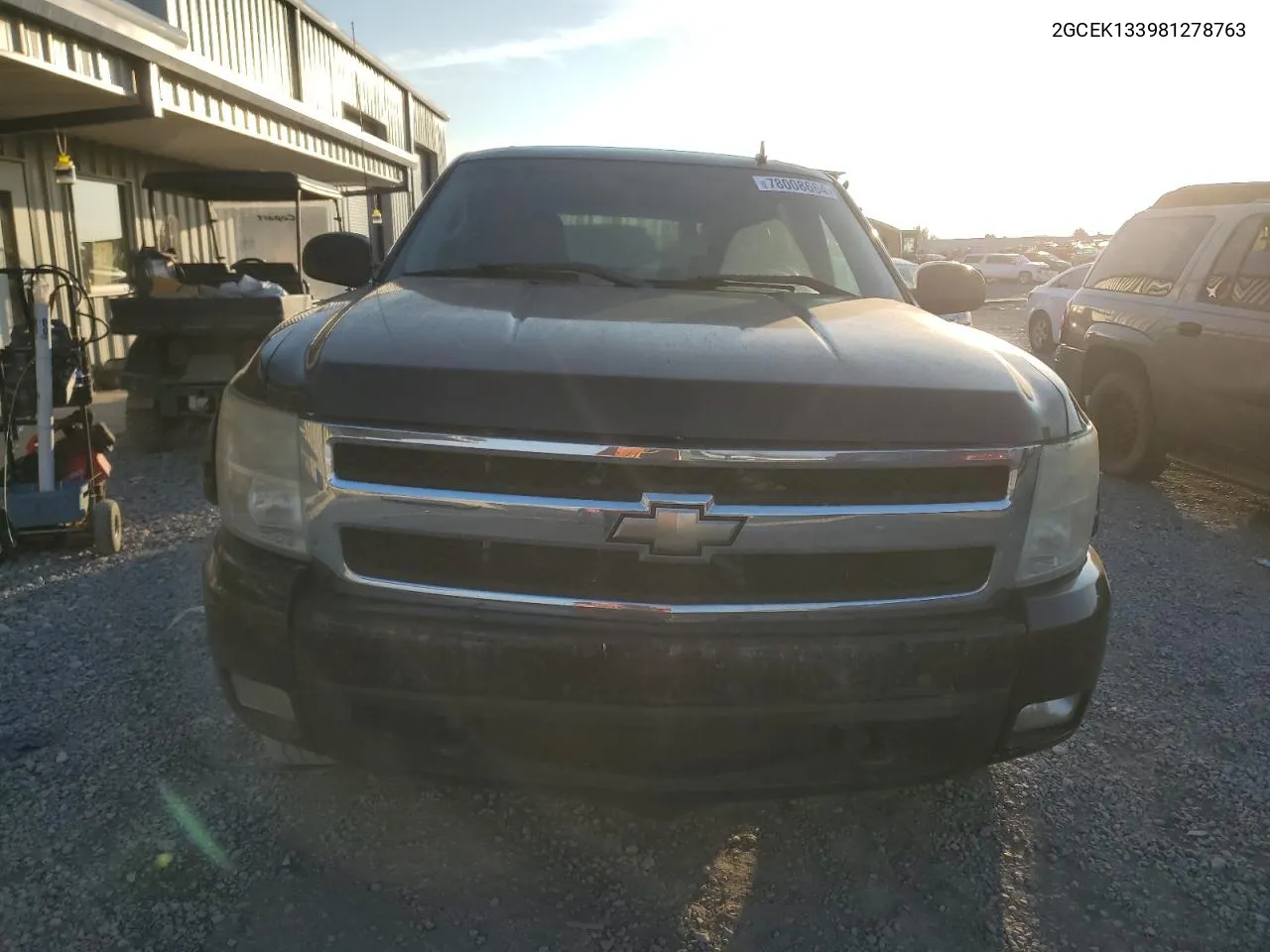 2008 Chevrolet Silverado K1500 VIN: 2GCEK133981278763 Lot: 78008664