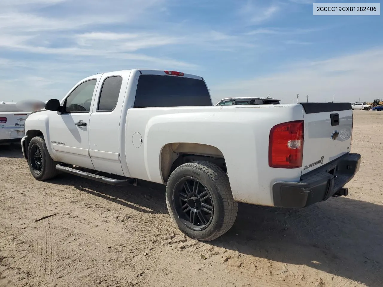 2008 Chevrolet Silverado C1500 VIN: 2GCEC19CX81282406 Lot: 78027204