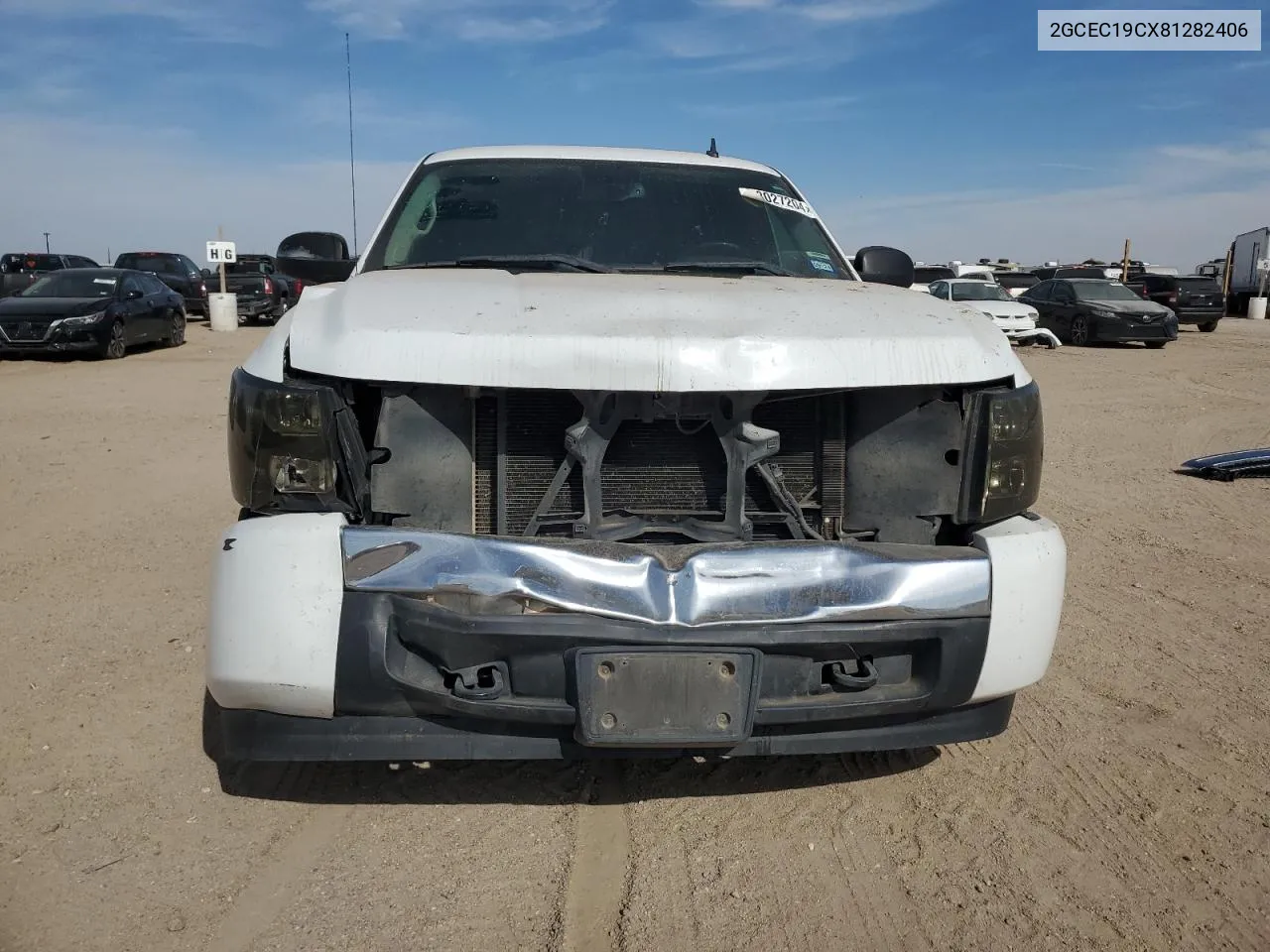 2008 Chevrolet Silverado C1500 VIN: 2GCEC19CX81282406 Lot: 78027204