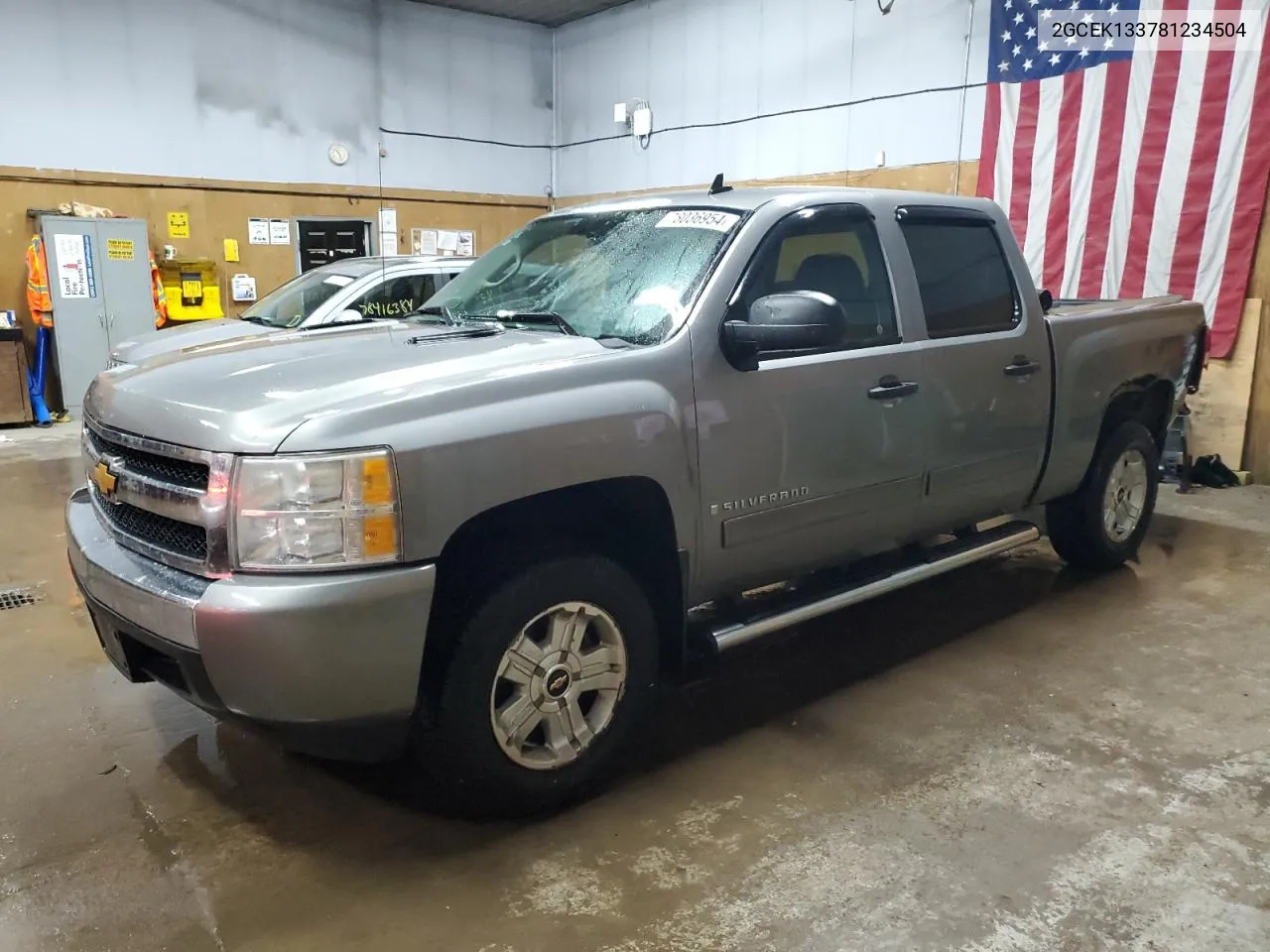 2008 Chevrolet Silverado K1500 VIN: 2GCEK133781234504 Lot: 78036954