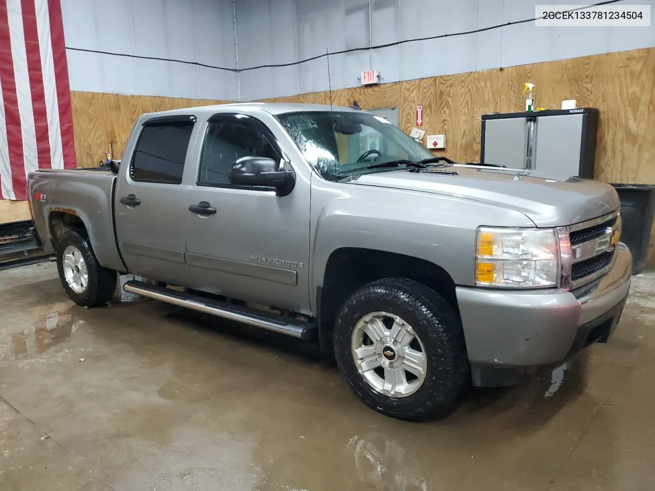 2008 Chevrolet Silverado K1500 VIN: 2GCEK133781234504 Lot: 78036954