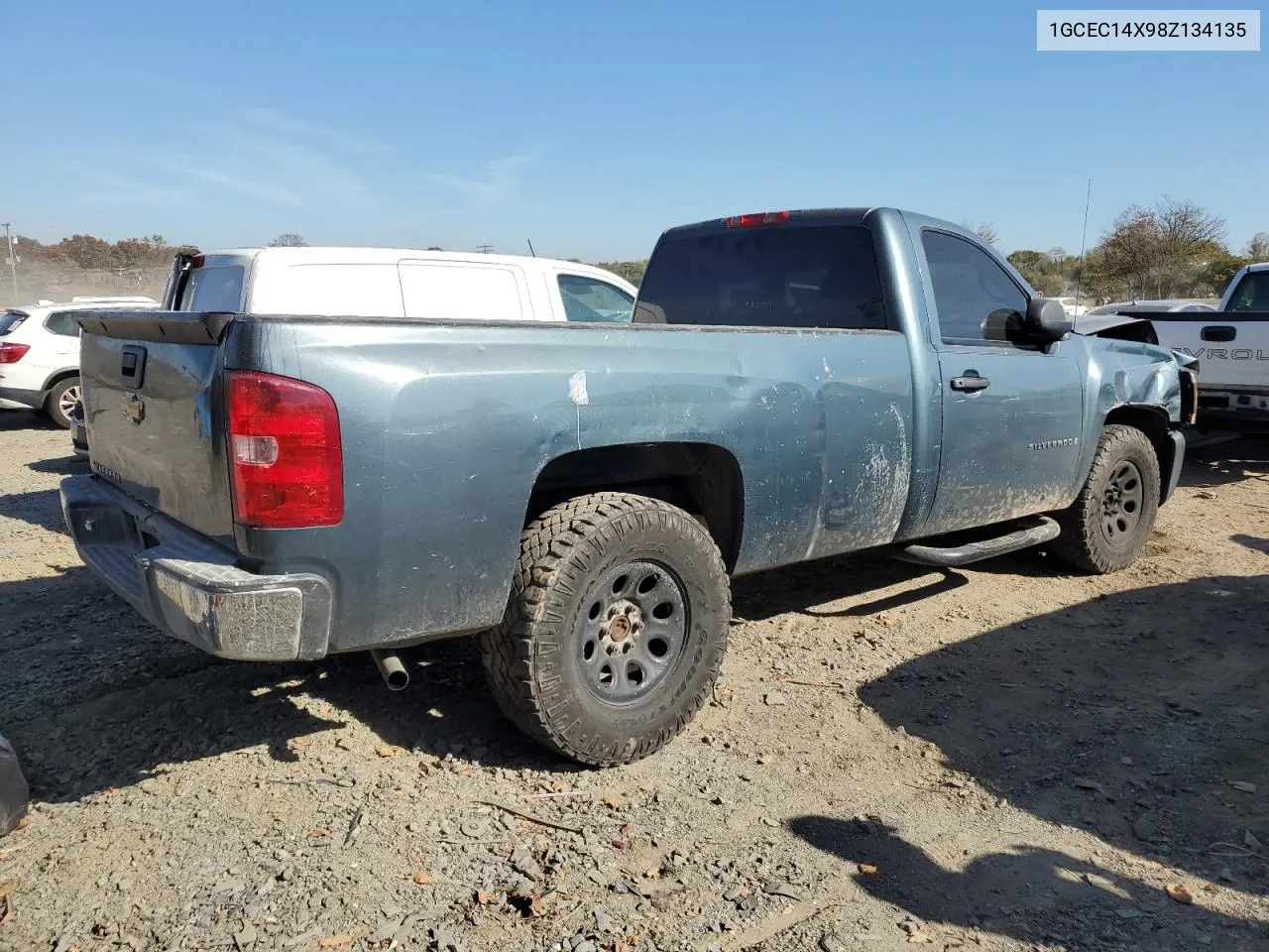 2008 Chevrolet Silverado C1500 VIN: 1GCEC14X98Z134135 Lot: 78148524