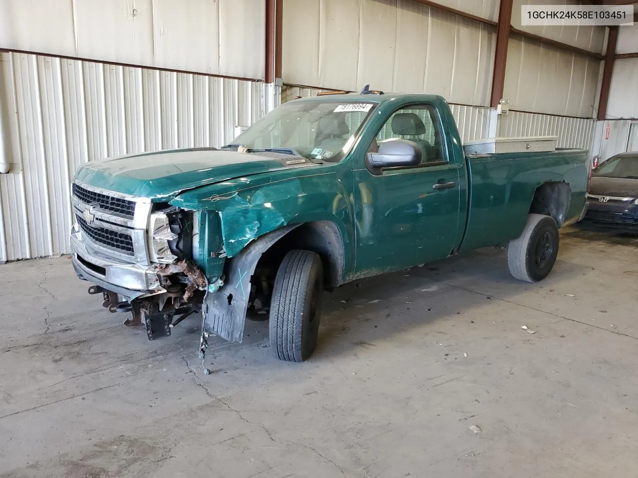 2008 Chevrolet Silverado K2500 Heavy Duty VIN: 1GCHK24K58E103451 Lot: 78176894