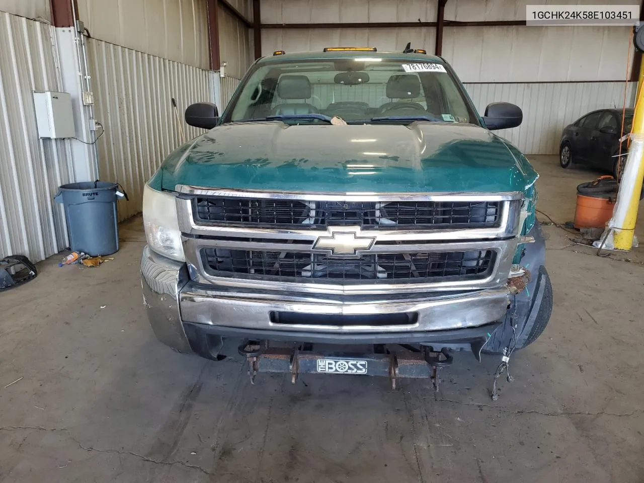 2008 Chevrolet Silverado K2500 Heavy Duty VIN: 1GCHK24K58E103451 Lot: 78176894