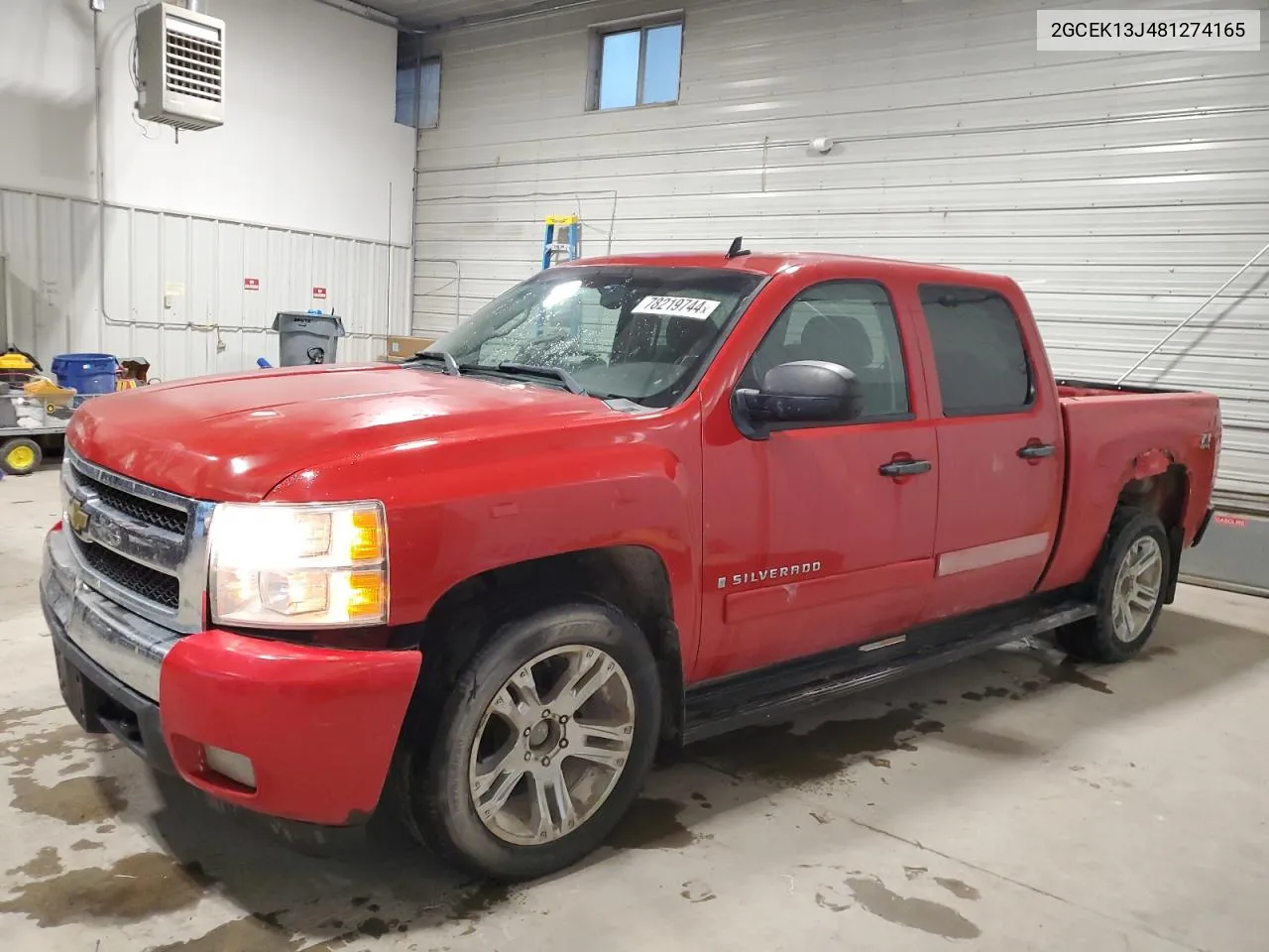 2008 Chevrolet Silverado K1500 VIN: 2GCEK13J481274165 Lot: 78219744