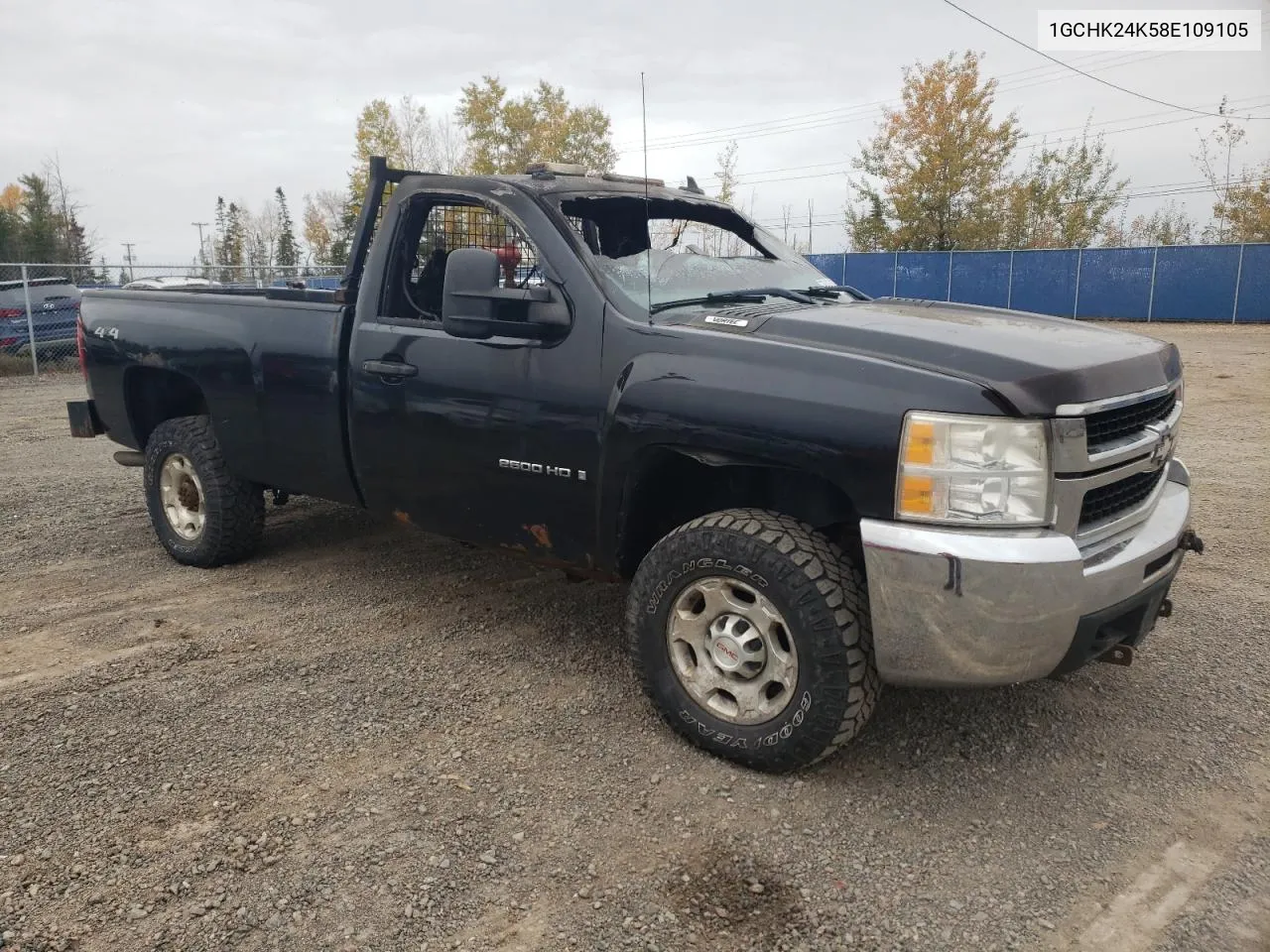 2008 Chevrolet Silverado K2500 Heavy Duty VIN: 1GCHK24K58E109105 Lot: 78408134