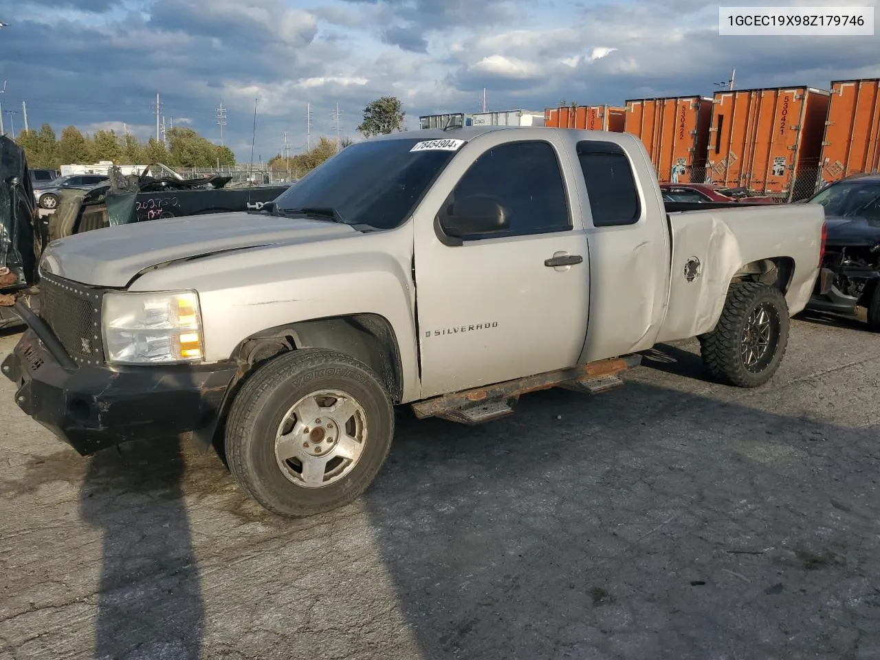 2008 Chevrolet Silverado C1500 VIN: 1GCEC19X98Z179746 Lot: 78454904